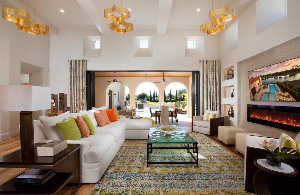 Explore the soft contemporary interior design found in the Capriano in Mediterra