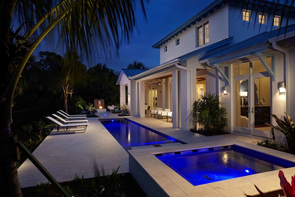 The Chelston captures the Old Naples lifestyle indoors and out.