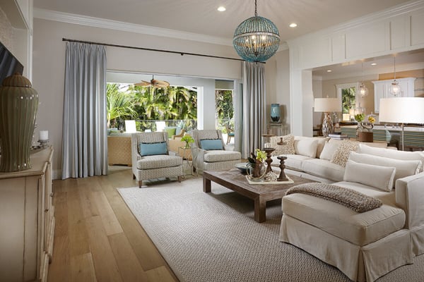 This custom home by London Bay Homes in Old Naples features one of our quick and easy home design tips.